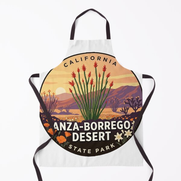 Item preview, Anza-Borrego Desert Ocotillo Bloom Round Sticker California State Park designed and sold by DetourDgn.