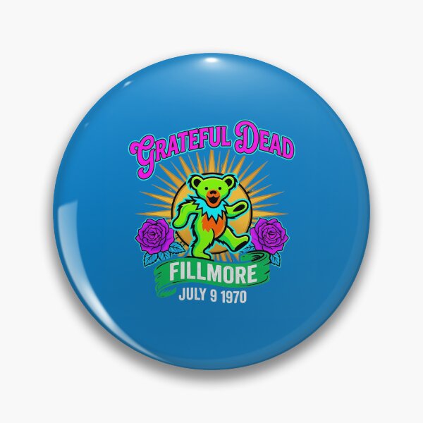 Item preview, Grateful Dead Fillmore Bear Roses designed and sold by Alexbridal.