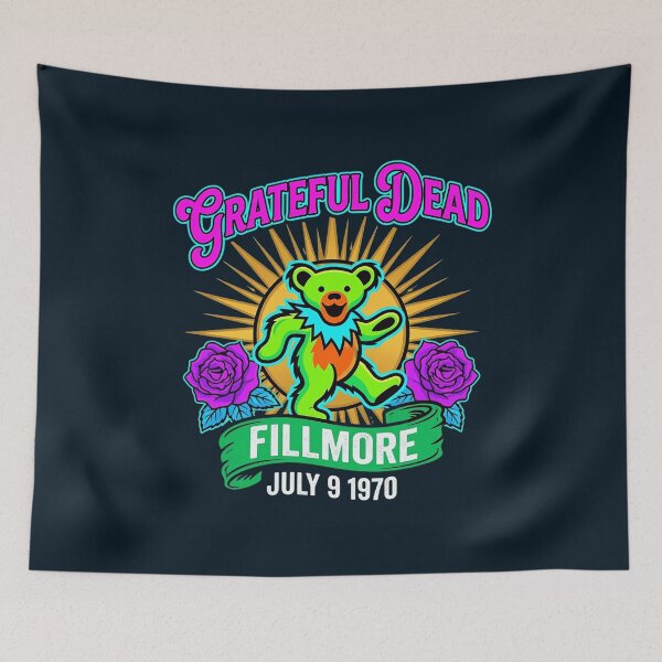 Item preview, Grateful Dead Fillmore Bear Roses designed and sold by Alexbridal.