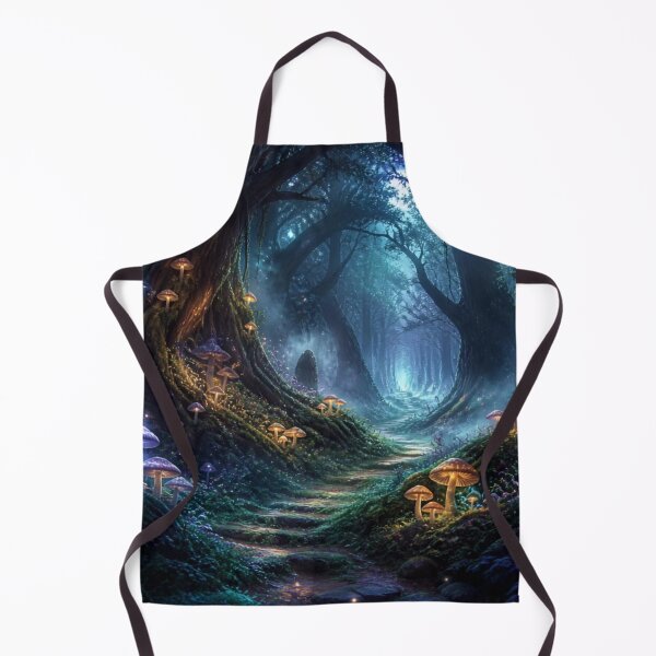 Item preview, Enchanted Bioluminescent Forest Path designed and sold by Bluejai Shop.