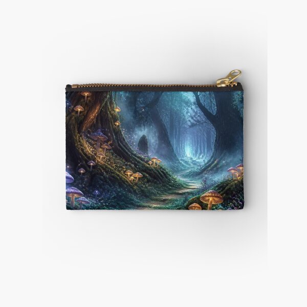 Item preview, Enchanted Bioluminescent Forest Path designed and sold by Bluejai Shop.