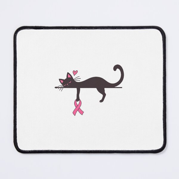 Item preview, Pink Ribbon Cat Breast Cancer Awareness Support designed and sold by khdmalakarak.