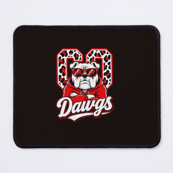 Item preview, GO Dawgs Game Day Leopard Bulldog Football Fan designed and sold by ImeldaSparks.