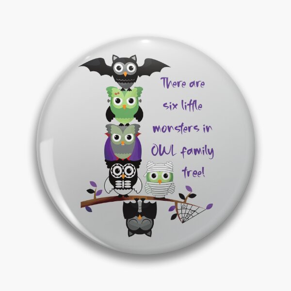 Item preview, Six…in OWL Family Tree (on Lt. Grey) designed and sold by PawsitiveMum3.