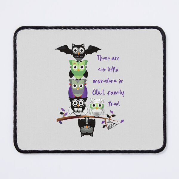 Item preview, Six…in OWL Family Tree (on Lt. Grey) designed and sold by PawsitiveMum3.