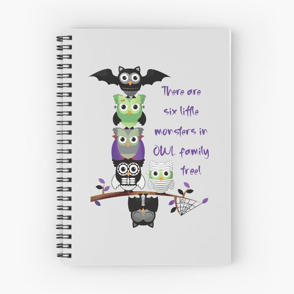 Item preview, Six…in OWL Family Tree (on Lt. Grey) designed and sold by PawsitiveMum3.