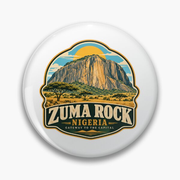 Item preview, Zuma Rock Nigeria Gateway To The Capital African Landmark Travel Souvenir designed and sold by Star3NowForMe.