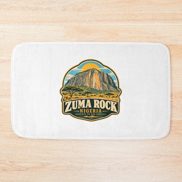 Item preview, Zuma Rock Nigeria Gateway To The Capital African Landmark Travel Souvenir designed and sold by Star3NowForMe.