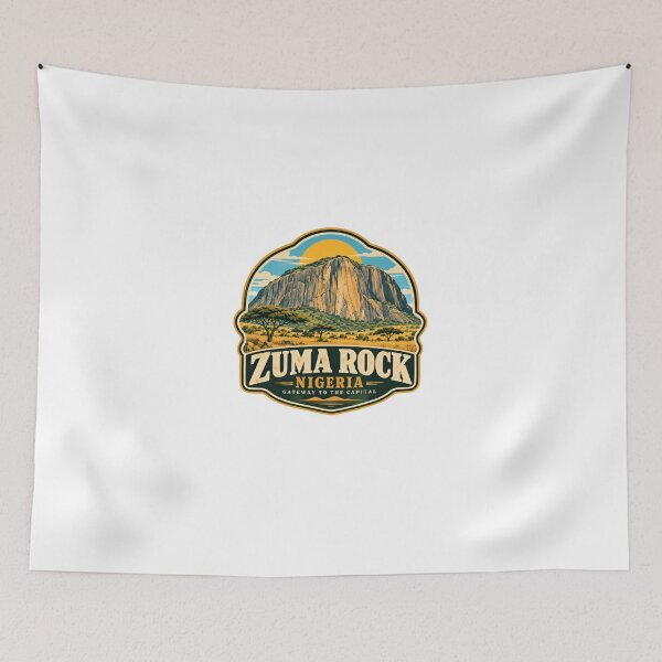 Item preview, Zuma Rock Nigeria Gateway To The Capital African Landmark Travel Souvenir designed and sold by Star3NowForMe.