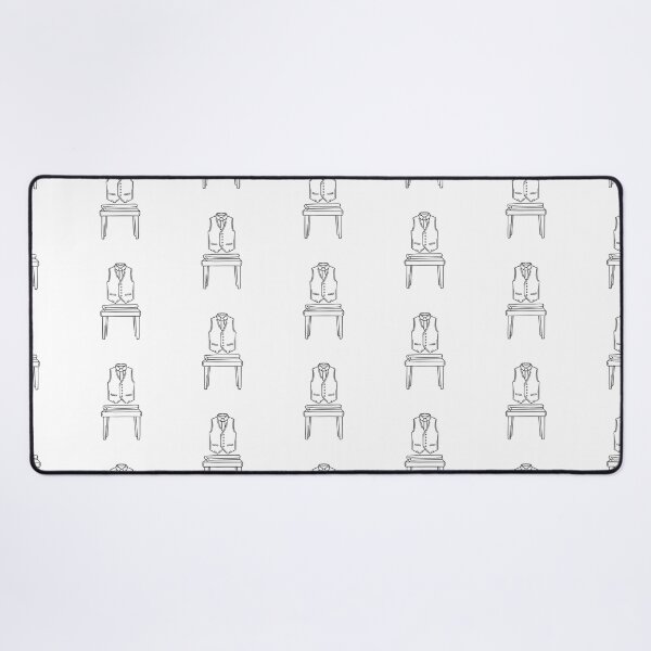 Item preview, An illustration of waistcoat on a chair with a folded jacket designed and sold by rasagamastore.