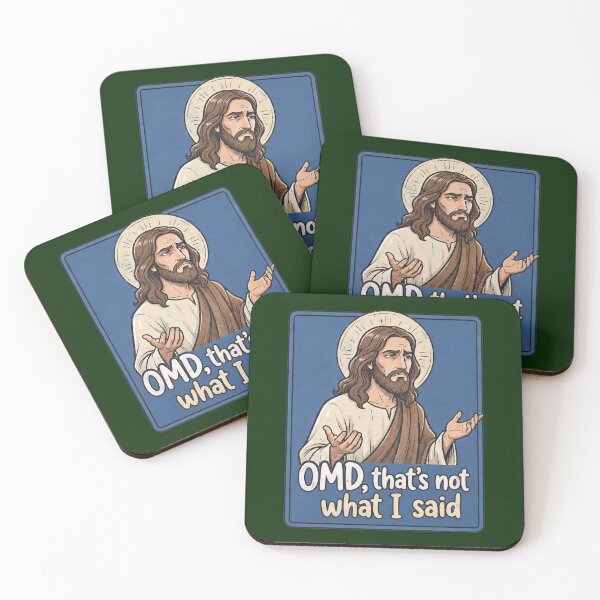 Item preview, OMD That's Not What I Said - Funny Jesus Meme designed and sold by FrozenFits.
