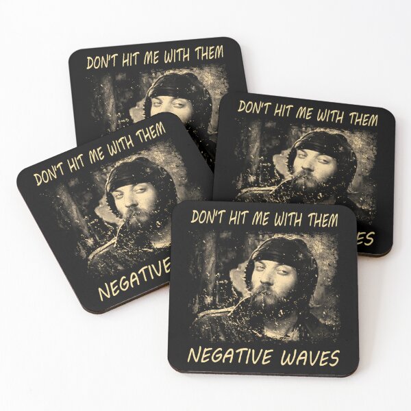Item preview, Kelly's Heroes Sgt. Oddball "Don't Hit Me With Them Negative Waves" Meme designed and sold by helmoDsg.
