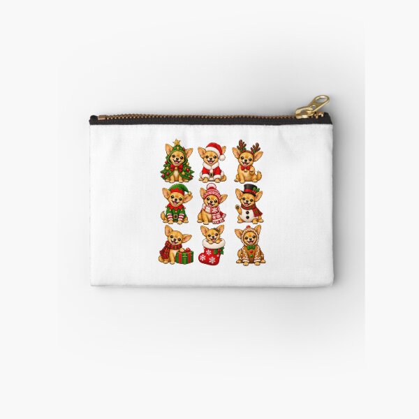 Item preview, Nine Festive Chihuahuas in Christmas Costumes designed and sold by skyartdesign.