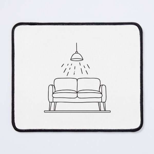 Item preview, An illustration of a wall above a sofa designed and sold by rasagamastore.