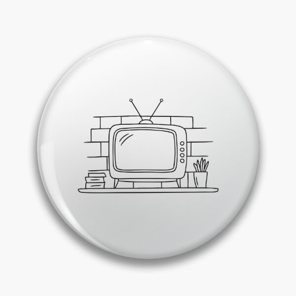 Item preview, An illustration of a wall behind a television designed and sold by rasagamastore.