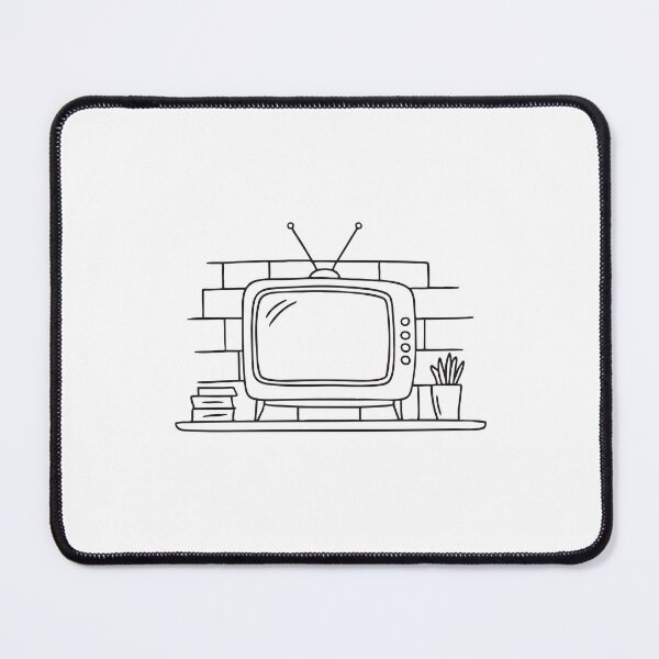 Item preview, An illustration of a wall behind a television designed and sold by rasagamastore.