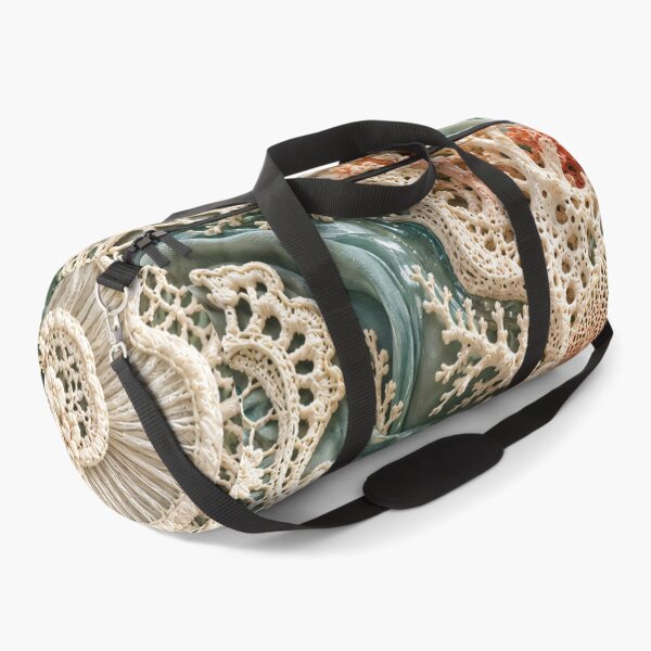 Item preview, Lace Coral Reef in Seafoam Green – Coastal Textile Ocean Art Print designed and sold by Kaleidoscope Print.