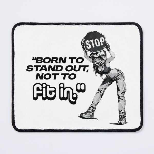 Item preview, Rebellious anime girl quote for downhill MTB and sports enthusiasts. #2 designed and sold by UrbanTRIP.