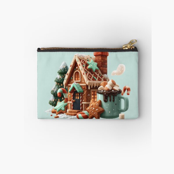 Item preview, Festive Gingerbread House with Hot Cocoa designed and sold by colorful-white.