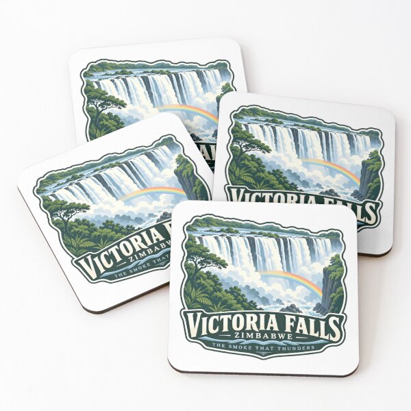 Item preview, Victoria Falls Zimbabwe The Smoke That Thunders Africa Travel Souvenir designed and sold by Star3NowForMe.