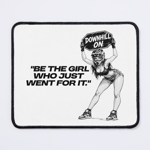 Item preview, Rebellious anime girl quote for downhill MTB and sports enthusiasts. #3 designed and sold by UrbanTRIP.