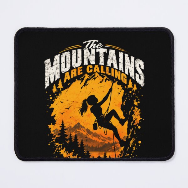 Item preview, The Mountains Are Calling And I Must Go Mountain Climbing Adventurer designed and sold by JonesFlora2025.