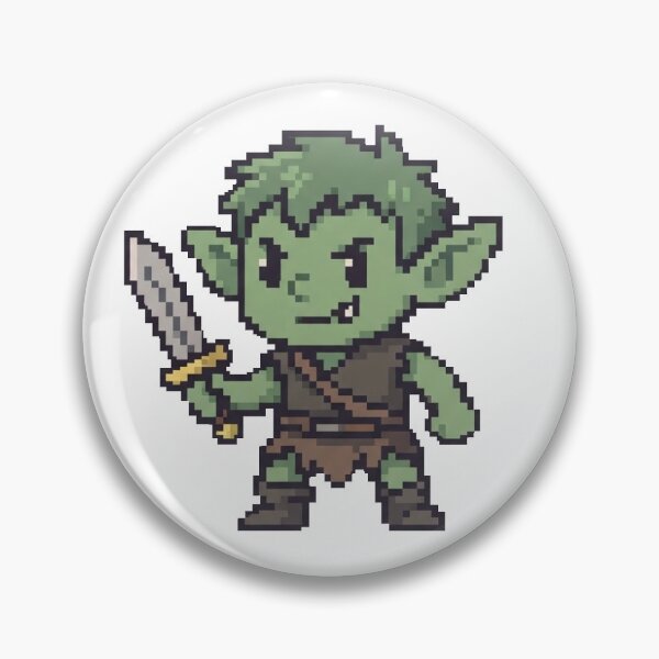 Item preview, Goblin Warrior Pixel Art designed and sold by fozero Pixel.