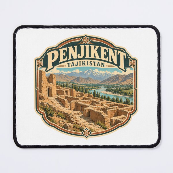 Item preview, Penjikent Tajikistan Central Asia Travel Souvenir designed and sold by Star3NowForMe.