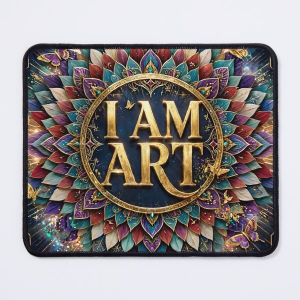 Item preview, I AM ART — Golden Mandala designed and sold by Lugo Sunset Visions.