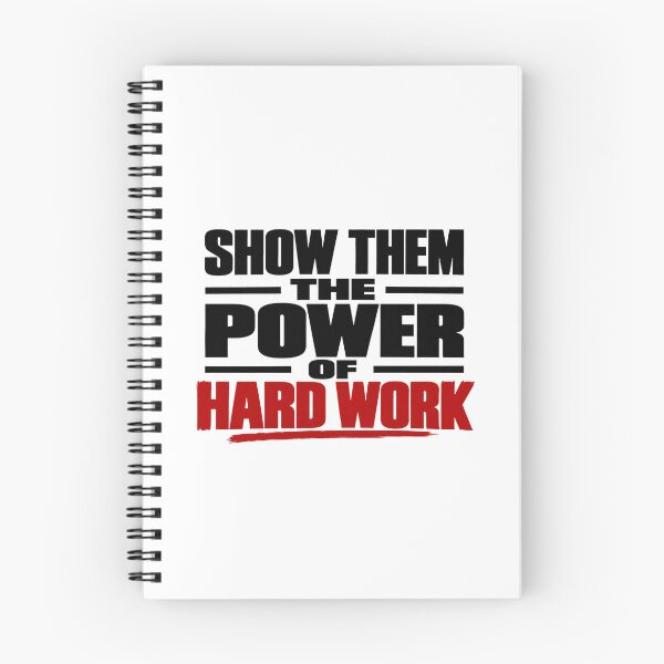 Item preview, Show Them the Power of Hard Work – Motivational Success Quote designed and sold by Lovestickerco.