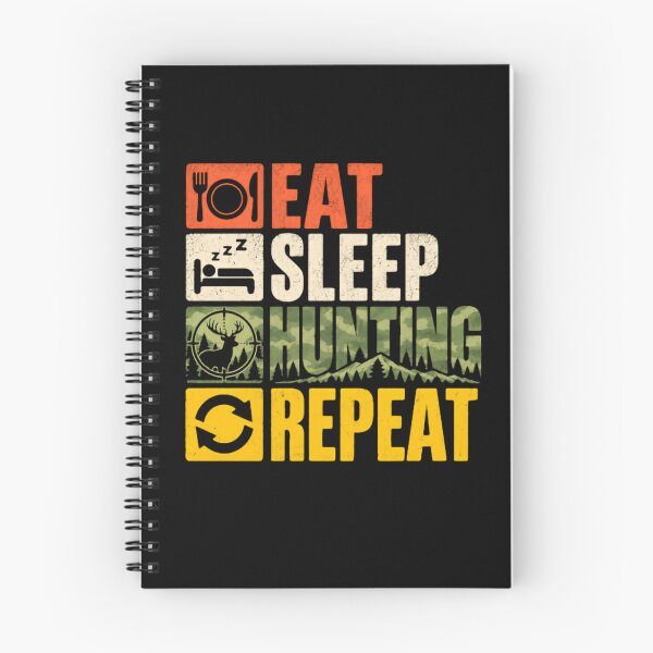 Item preview, Eat Sleep Hunting Repeat Hunter Outdoorsman Lifestyle designed and sold by JonesFlora2025.