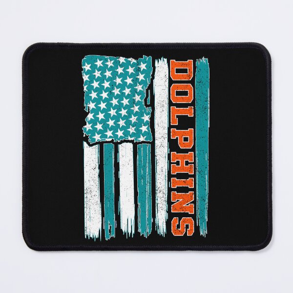Item preview, Vintage Dolphins US Flag Distressed Football Team Spirit designed and sold by Floral Vintage.