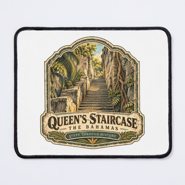 Item preview, Queen's Staircase The Bahamas Steps Through History | Nassau Caribbean Travel Vacation Landmark designed and sold by Star3NowForMe.