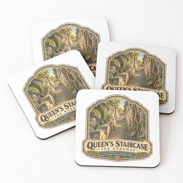 Item preview, Queen's Staircase The Bahamas Steps Through History | Nassau Caribbean Travel Vacation Landmark designed and sold by Star3NowForMe.