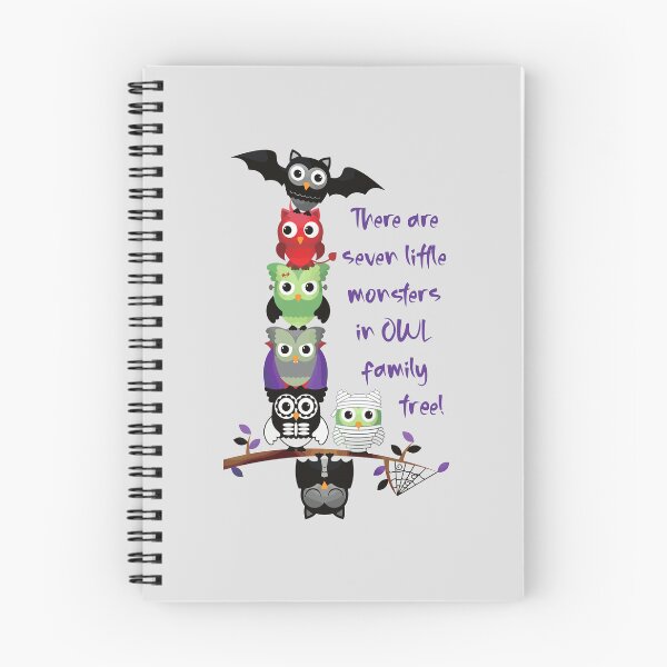 Item preview, Seven…in OWL Family Tree (on Lt. Grey) designed and sold by PawsitiveMum3.