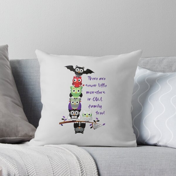 Item preview, Seven…in OWL Family Tree (on Lt. Grey) designed and sold by PawsitiveMum3.