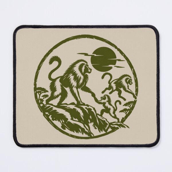 Item preview, Vintage African Baboon Safari Wildlife Graphic designed and sold by JonelCrafts.