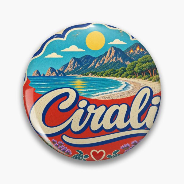 Item preview, Cirali Turkey Travel Souvenir Painted Mediterranean Sign designed and sold by VisualArtsOasis.