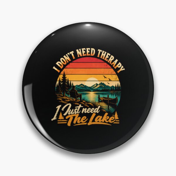 Item preview, I Don't Need Therapy I Just Need The Lake Lake Lover Outdoors Nature Relaxation designed and sold by RetroMini2026.