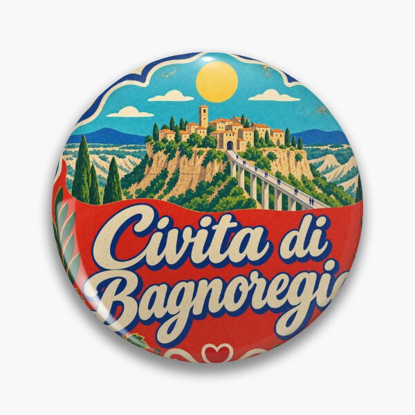 Item preview, Civita di Bagnoregio Italy Travel Souvenir Painted Italian Sign designed and sold by VisualArtsOasis.