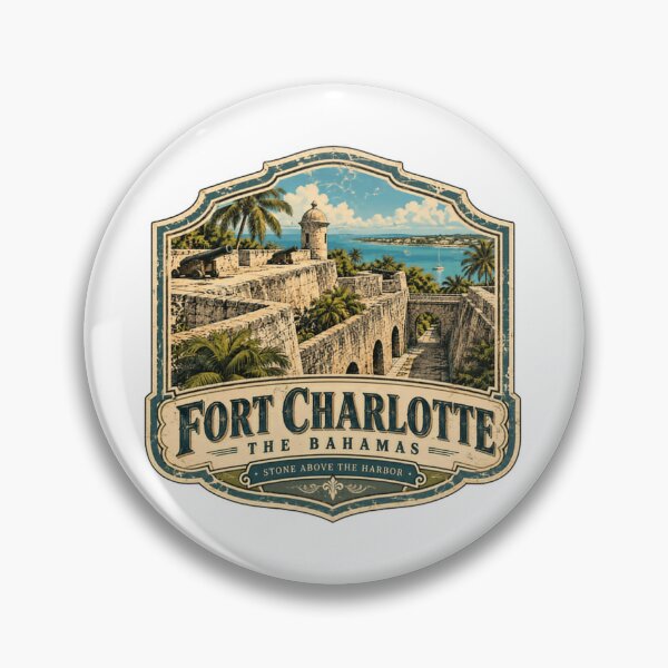 Item preview, Fort Charlotte The Bahamas Stone Above The Harbor Travel Souvenir Caribbean Landmark History designed and sold by Star3NowForMe.