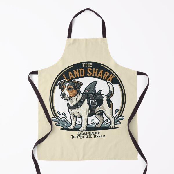 Item preview, Short-Haired Jack Russell Land Shark - Funny Smooth Coat JRT Art designed and sold by Vin  Zzep.
