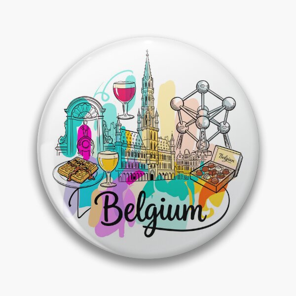 Item preview, Brussels Belgium Travel Art designed and sold by EdwinkOne.