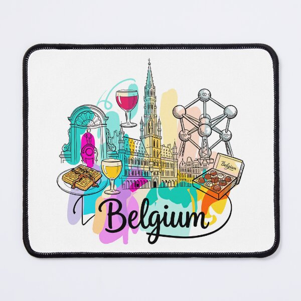 Item preview, Brussels Belgium Travel Art designed and sold by EdwinkOne.