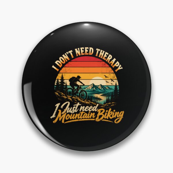 Item preview, I Don't Need Therapy I Just Need Mountain Biking Mountain Biker Cycling Hobby designed and sold by RetroMini2026.