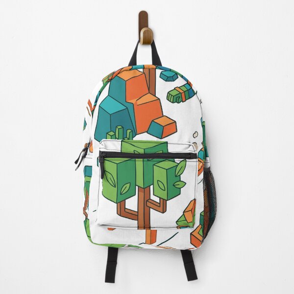 Item preview, Blocky Snowboarder Character Forest Design designed and sold by Ranpict.