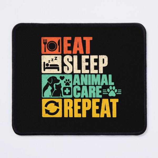 Item preview, Eat Sleep Animal Care Repeat Veterinarian Vet Tech Animal Lover designed and sold by JonesFlora2025.