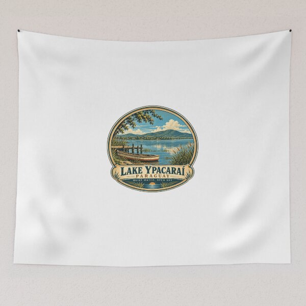 Item preview, Lake Ypacaraí Paraguay Quiet Water Open Sky Travel Souvenir designed and sold by Star3NowForMe.
