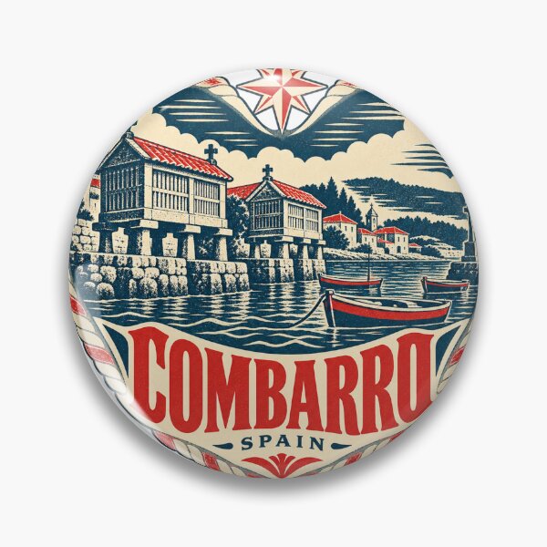 Item preview, Combarro Spain Travel Souvenir Nautical Woodcut Heart designed and sold by VisualArtsOasis.