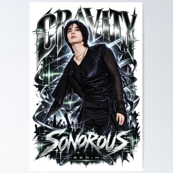 Item preview, CRAVITY Serim SONOROUS Futuristic Art designed and sold by Valeree Store.